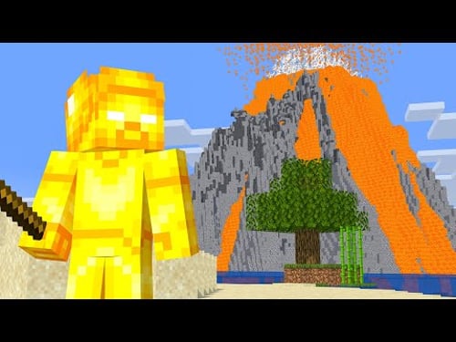 Minecraft Survival Island VS Natural Disasters