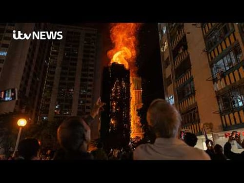 At least 44 dead and 279 missing in deadly Hong Kong fire | ITV News
