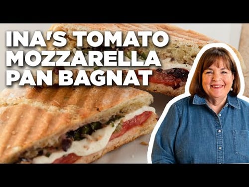 Ina Garten's Tomato Mozzarella Pan Bagnat | Barefoot Contessa | Food Network