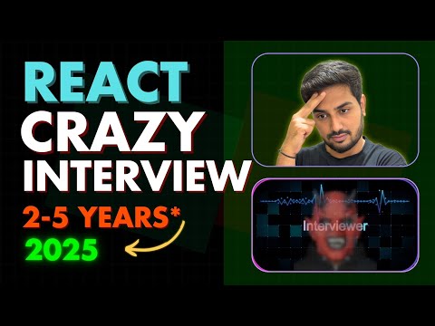 React Frontend Developer Interview for 2–5 Years | Real Questions + Answers | Mock Interview 2025🔥