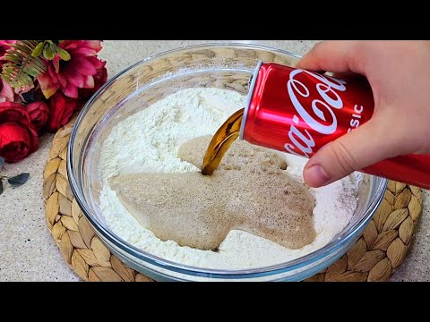 Дедушка научил! Просто добавьте coca-cola в муку! Мало кто знает этот секрет!