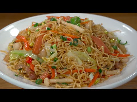 炒面很多人一开始就做错了,难怪不好吃,阿见教你正确做法,看完赶紧收藏了#like #美食 #delicious