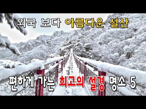 ์ผ์ด๋ธ์นด๋ก ํธํ๊ฒ ๊ฐ๋ณด๋ ์ต๊ณ ์ ๊ฒจ์ธ ์ฌํ์ง BEST 5 Korea's Best Snow Scenic Destination/snow mountains