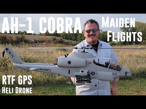 FlishRC - FL500 - AH-1 Cobra - RTF 500 Class - Maiden Flights