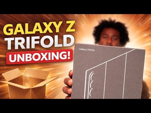Samsung Galaxy Z Tri-Fold Unboxing: This Was NOT What I Expected