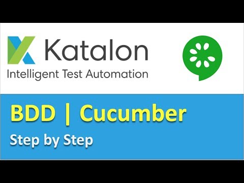 How to create BDD Cucumber tests in Katalon Studio