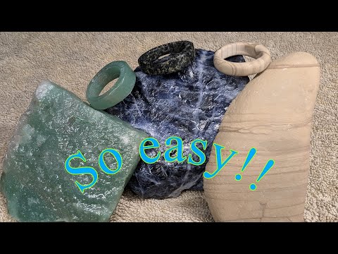 Making rings from rocks the quick and EASY way!