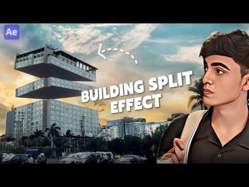 BUILDING SPLIT EFFECT 🔥| After Effects