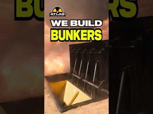 We build BUNKERS #atlassurvivalshelters #bombshelter