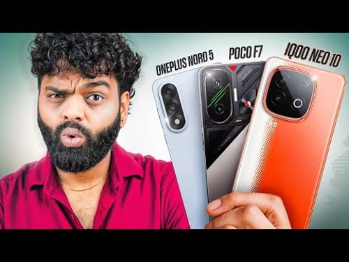 iQOO Neo 10 vs Poco F7 vs OnePlus Nord 5 – Ultimate Under ₹35K Comparison