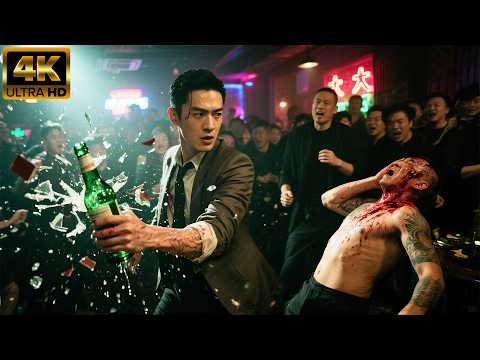 2025 action thriller: A spoiled heir attacked at a bar; a swift bottle strike reveals the mob boss.