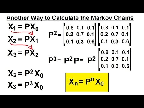 Prob & Stats - Markov Chains (4 of 38) Another Way to Calculate the Markov Chains