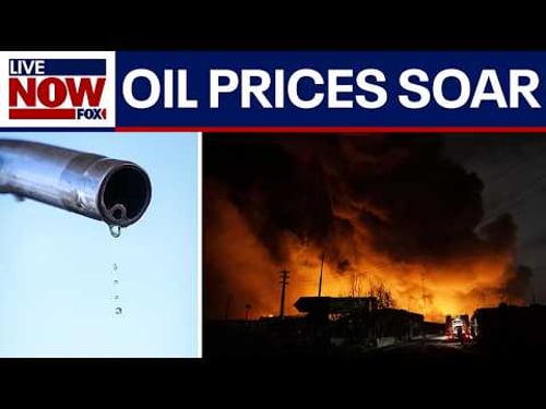 Oil prices surpass $100 a barrel for first time since 2022