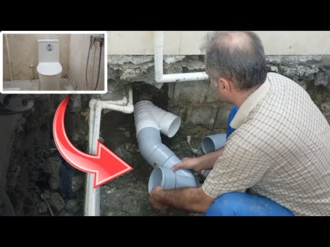 Adding a toilet to the bathroom | Toilet Drain & Water Line Installation