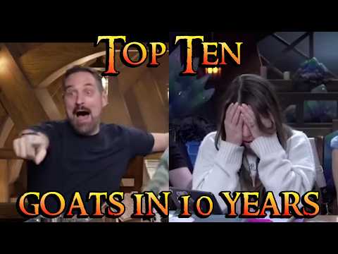 Top Ten Goats in 10 years