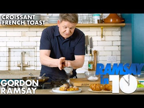 Stuffed Croissant French Toast Recipe in 7 Minutes ?!? | Gordon Ramsay