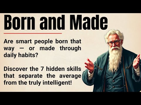 Born & Made 🔥 | 7 Core Skills That Smart People Master to Stay Ahead in Life | Listening Practice ✅
