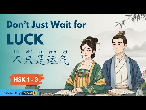 HSK 1-3 | 不只是运气 Don’t Just Rely on Luck | Chinese Bedtime Story
