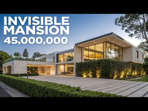 This $45,000,000 Mansion Is Completely Invisible From the Street… INSIDE Will Blow Your Mind