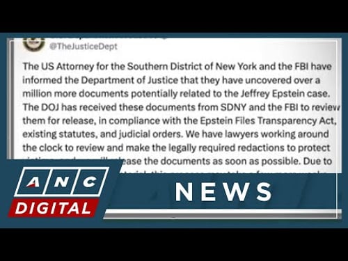 U.S. officials discover a million more documents potentially related to Epstein case | ANC
