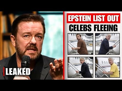 Ricky Gervais Called It First: The List Of Actors FLEEING Before The Epstein List Release