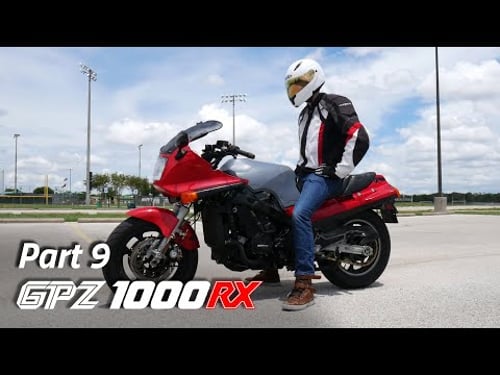 Resurrecting a 1986 GPZ1000RX - Part 9