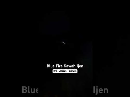 Blue fire, hanya ada 3 di dunia #Ijen #kawah #crater #banyuwangi #indonesia