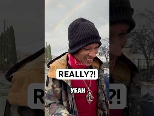 She Didn’t Expect This… 😢#kindness #homeless #shorts