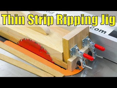 How to Make a Thin Strip Ripping Jig