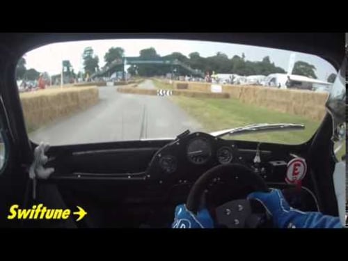 Ian Medcalf Swiftune powered Fiat 500 Cholmondeley Pageant Of Power 2014