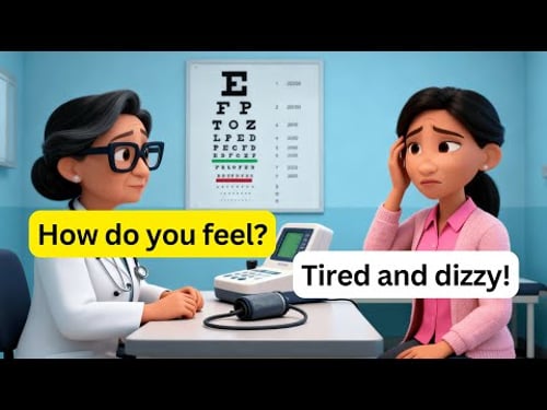 10 Easy English Conversations for Seeing a Doctor | Real Life Dialogues A1 A2