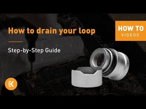 How To Quickly and Easily Drain A Water Cooled PC - EK Tips & Tricks