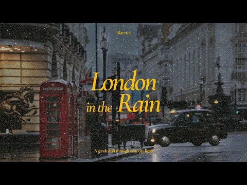 Rainy London Streets 🌧 Calm Urban Vibes in Motion ☔ Design Tutorial