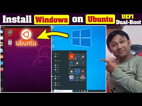 Dual Boot - Install Windows 10 after Ubuntu 22.04 |TechnoBaazi| |Hindi|