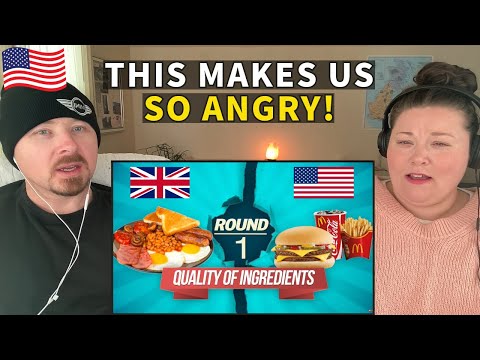 Americans React to US vs UK Food - Which Is Better?
