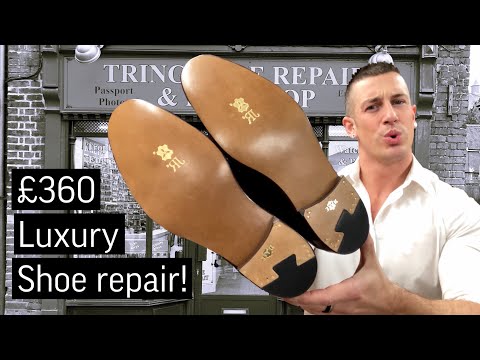 Edward Green Luxury Shoe Repair | Plus How we do a hidden stitch