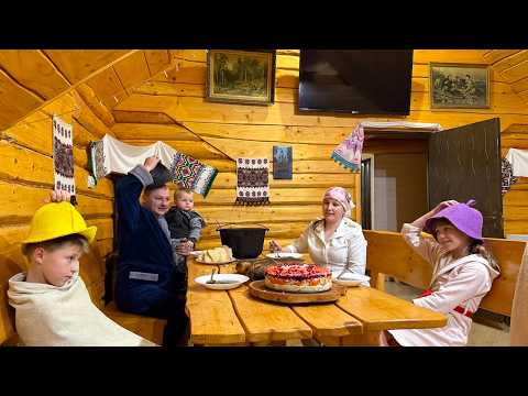 🏡 Simple Mountain Family Life | Cooking on Fire, Sauna & Cozy Moments ❤️
