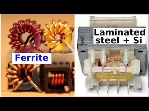 Howto repair switch mode power supplies #5: Magnetic core materials, ferrite vs steel