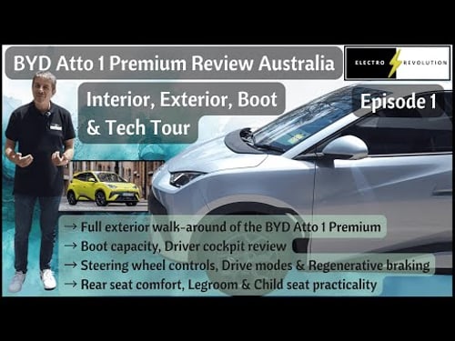 BYD Atto 1 Premium Review Australia EPISODE 1 | Interior, Exterior, Boot & Tech Tour