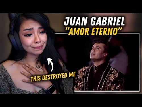 EMOTIONAL REACTION to Juan Gabriel - "Amor Eterno" | Singer Reacts