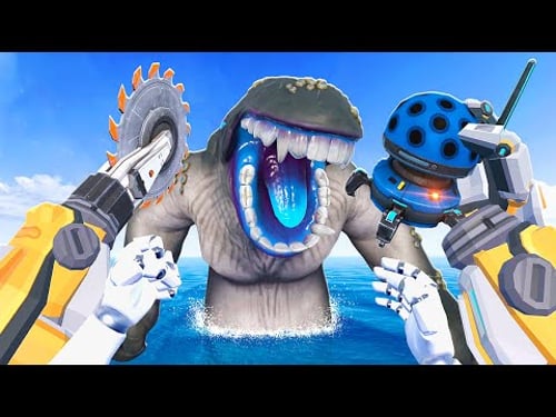 Using MIND CONTROL To Make Kaiju Fight in VR