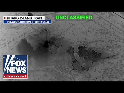 SEE IT: Video shows strikes on Kharg Island