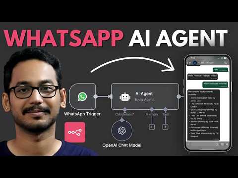 Build Your OWN WhatsApp AI Agent with ZERO Coding (n8n tutorial)