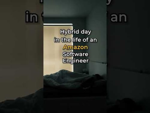Hybrid Day in the Life of Amazon Software Engineer #softwareengineer #dayinthelife #faang #amazon