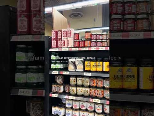 Farm Boy coffee sauces๐ซก Maple & Banana Bread Caramel ๐ #coffee #coffeeathome #espresso #ontario