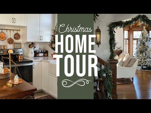 English Country Style Christmas Home Tour: HOLIDAY HOME TOURS