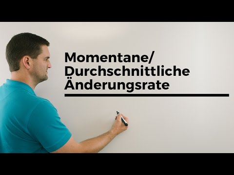 Momentane/Durchschnittliche Änderungsrate, Autofahrt Teil 1 | Mathe by Daniel Jung