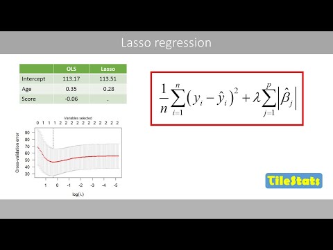 Lasso regression - explained