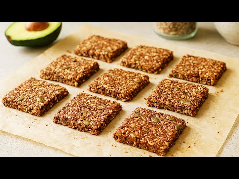 Just seeds and water! These keto crackers are good for your brain, heart, and body!