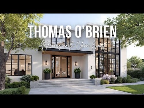Thomas O’Brien Inspired Interiors with Clean Lines and American Elegance
